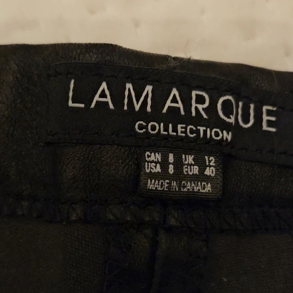 BNWOT Genuine leather pants - Picture 3 of 4